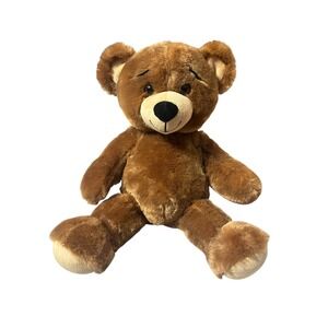 Build-A-Bear Workshop Classic Brown Teddy Bear Plush Stuffed Animal 16 inch